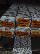 *Two Boxes of Ten Simonds 250mm Round Smooth Files
