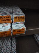 *Two Boxes of Ten 250mm Round Smooth Files