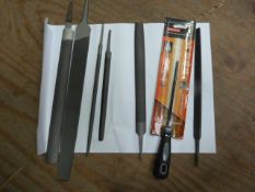 *Seven Assorted Simonds Files Including Round, Tri