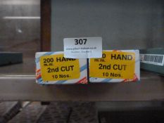 *Two Boxes of Ten 200mm Hand Second Cur Files