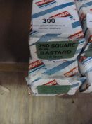*Two Boxes of Ten 250mm Square Bastard Files