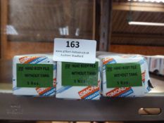 *Three Boxes of Five 350mm Hand Body Files without
