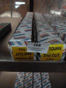 *Two Boxes of Five Simonds Square Second Cut Files