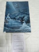 Oil & Acrylic on Canvas - Touching Nature by Brian