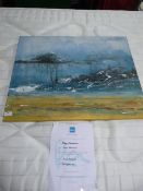 Oil on Canvas - Misty Mountains by Paula Mitchard