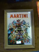 Small Pub Mirror - Martini