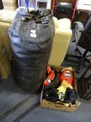 Punchbag, Sparing Mitts, Bower Shorts and Boots
