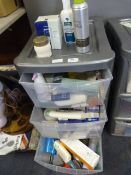 Three Height Storage Drawers and Contents of Assor