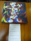 Acrylic Painting on Canvas - Silhouette by Jodi Je