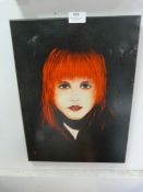 Oil on Canvas - Portrait of a Girl