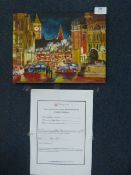 Oil on Canvas - Trafalgar Square, London by Hingis