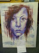 Acrylic Painting on Canvas - We Are Painted Red by