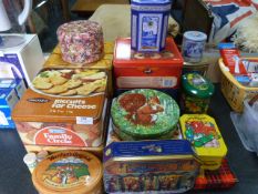 Collection of Biscuit and Cake Tins