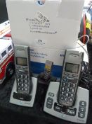 Two BT Cordless Hand Sets with Answer Machine