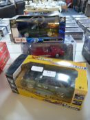 Three Maisto 1:24 Diecast Model Cars