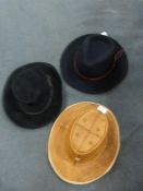 Three Australian Hats