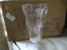 *Box of Twelve 12oz Fountain Dessert Glasses