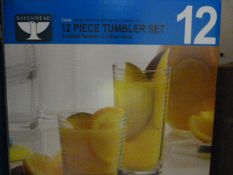 *Ravenhead 12 Piece Tumbler Set
