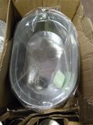 *Box of Eleven Galvanized Steel Serving Buckets