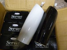 *Box Containing 6 Sets Oil & Vinegar Bottles