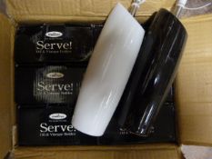 *Box of 6 Porcelain Oil & Vinegar Bottles