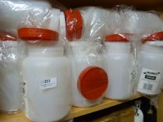 *Quantity Store & Pour Storage Jars
