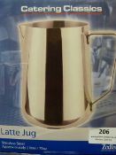 *Stainless Steel 2l Latte Jug