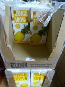 *Eighteen 1l Cartons of Pure Orange and Pineapple