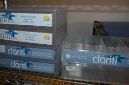 *Three Cabinets Containing Silicone Contact Lenses