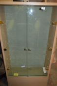 *Beech Glazed Display Unit