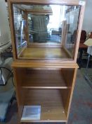 *Light Oak Glazed Display Cabinet