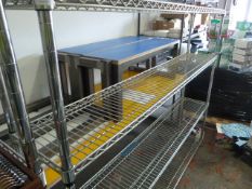 *6ft Four Teir Chrome Adjustable Rack