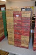 *Approximately 90 Wooden Storage Boxes