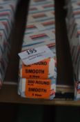 *Two Boxes Containing Five 300mm Round Smooth File