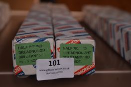 *Two Boxes Containing Five 300mm Half Round Dreadn