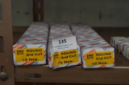 *Three Boxes Containing Ten 250mm Round Second Cut