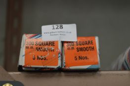 *Two Boxes Containing Five 300mm Square Smooth Fil