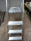 Four Tread Aluminium Stepladder