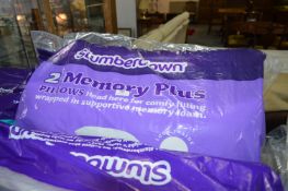 Two Slumberdown Memory Plus Pillows