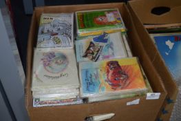 Box Containing Assorted Greetings Cards
