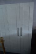 White Two Door Wardrobe