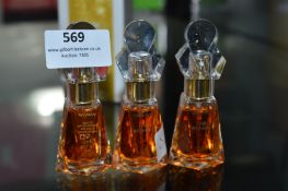 Three 12ml Bottles of Joan Collins I Am Woman Perfu