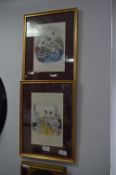 Pair of Prints - Le Follet Ladies of Fashion