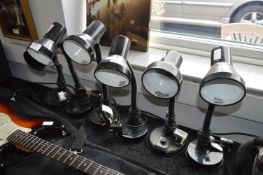 Six Anglepoise Lamps