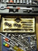Hilka Ratchet Set, Part Tap & Die Set and a Draper