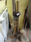 Garden Tools; Axe, Hoe, Spade, etc.