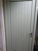 *Grey/Green Door and Frame