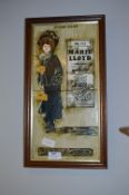 Framed Maw & Co. Tile - Chorus Girl