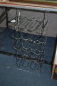 Chrome 15 Bottle Wine Rack
