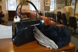 Vintage Handbag and a Fur Hat